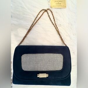Vintage Handmade L W Designs/Everlume Suede Handbag